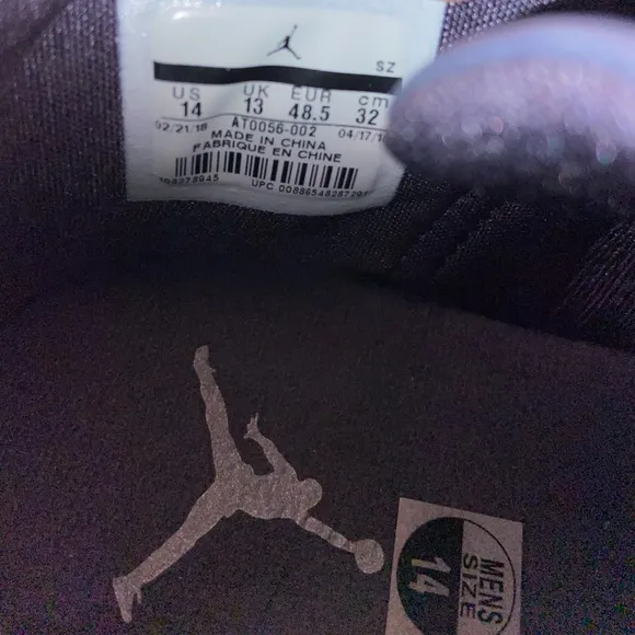 Nike air Jordan future light carbon gray metallic basketball sneakers 14
