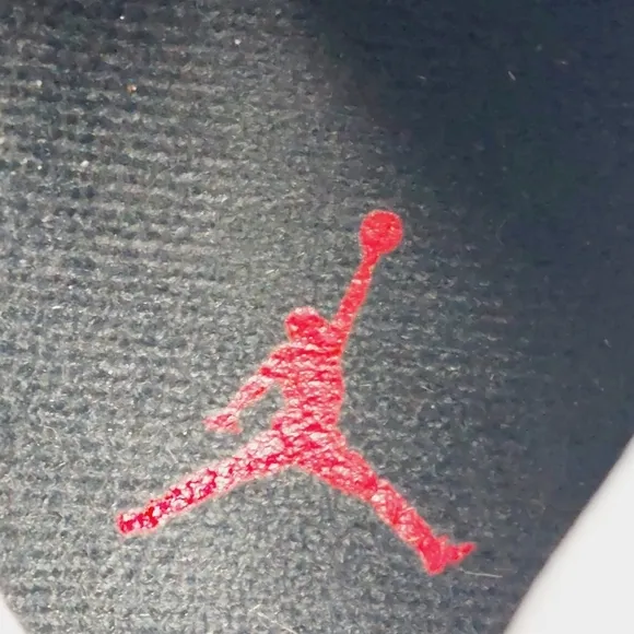 Nike Air Jordan Zoom 92 Black Red Lace Up High Top Basketball Sneakers A330