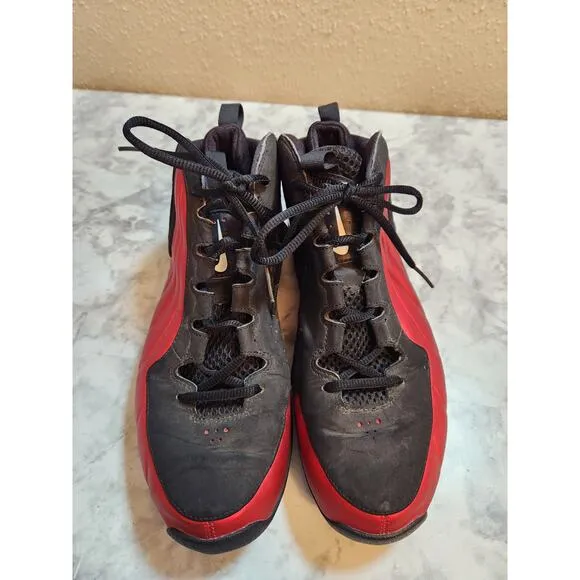 Nike Air Max Wavy Low Men's Red Black Leather Basketball Sneakers Shoes‎ Size 11