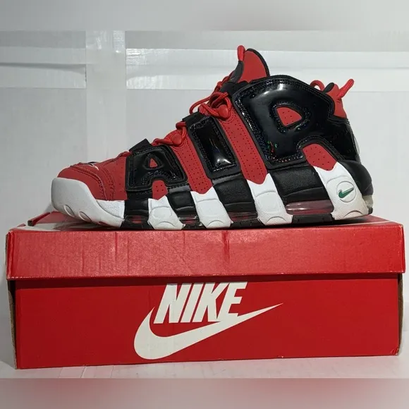 NIKE AIR MORE UPTEMPO 96 &quot;I GOT NEXT&quot; With Box Red-Black Size 11.5 [DV2129-600]