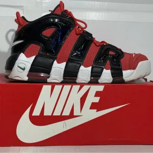NIKE AIR MORE UPTEMPO 96 &quot;I GOT NEXT&quot; With Box Red-Black Size 11.5 [DV2129-600]