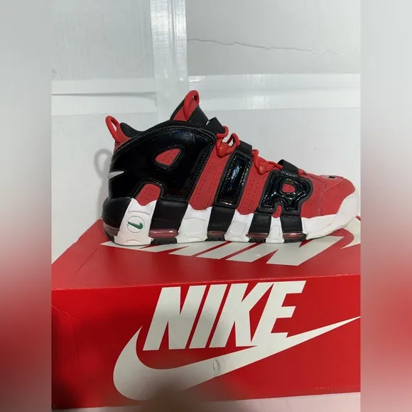 NIKE AIR MORE UPTEMPO 96 &quot;I GOT NEXT&quot; With Box Red-Black Size 11.5 [DV2129-600]