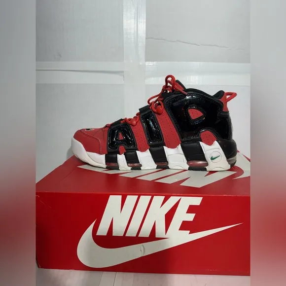 NIKE AIR MORE UPTEMPO 96 &quot;I GOT NEXT&quot; With Box Red-Black Size 11.5 [DV2129-600]