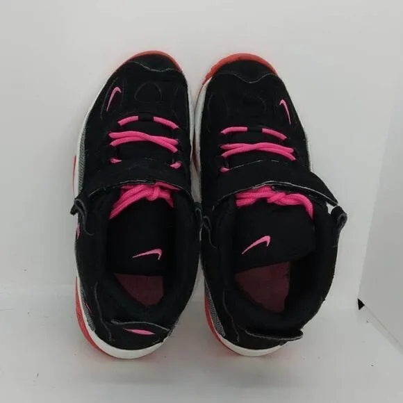 Nike Air Turf Raider Girl's Pre-owned Black/Pink Basketball Sneakers - sz. 6Y