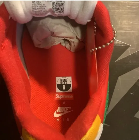 Nike Air x Supreme Cross Trainer Low Size 8 2021