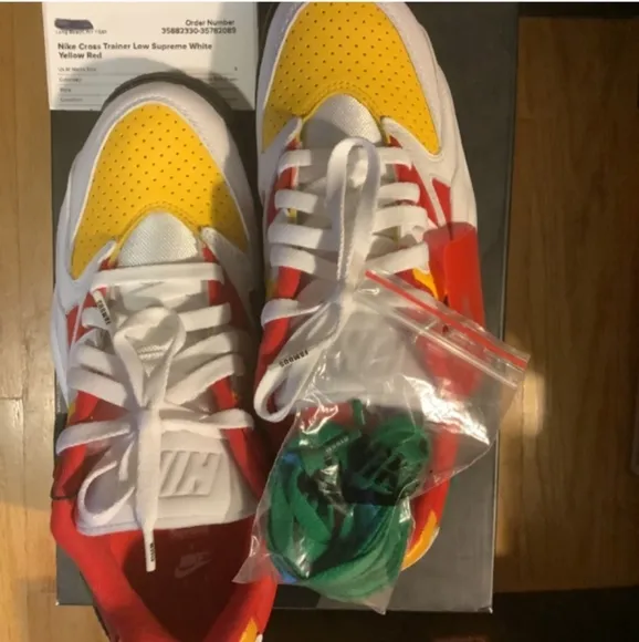 Nike Air x Supreme Cross Trainer Low Size 8 2021