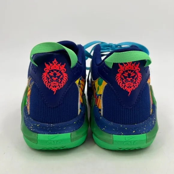 Nike Blue Green Witness 7 Basketball Sneakers | Size 6 Boys