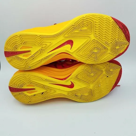 Nike Hyperdunk 2014 Size 8.5 University Red/Gold 653640-676 Basketball Sneakers
