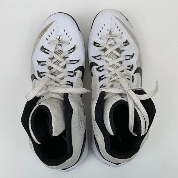 Nike Hyperdunk Lunarlon 2014 White Basketball Shoes Sneakers Mens 14 *NO INSOLES