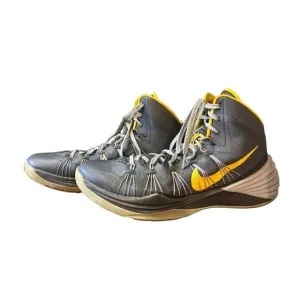 Nike Hyperdunk sneakers Armory Slate 2013 gray and yellow high top basketball