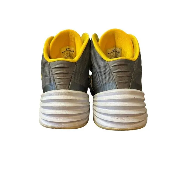 Nike Hyperdunk sneakers Armory Slate 2013 gray and yellow high top basketball