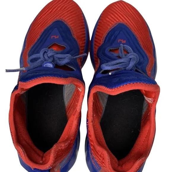 Nike iD By You Men's US 7M LeBron Soldier 14 Sneakers Red Blue CW0539-991