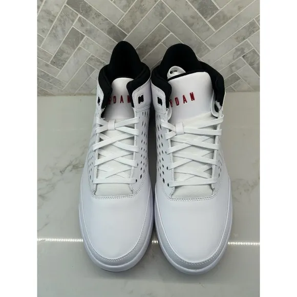 Nike Jordan Flight Origin 4 White Black Red Basketball Shoes 921196-101 Mens 15