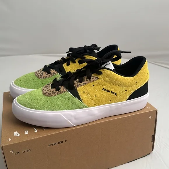 Nike Jordan Series 03 Dear 90s light voltage yellow black key lime low sneakers
