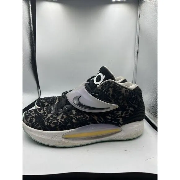 NIKE KD14 BLACK / MULTICOLOR BASKETBALL SNEAKERS CW3935-001 Men's‎ Size 9