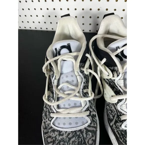 Nike Kevin Durant KD 15 TB White Black Speckled Basketball sneakers size 10.5
