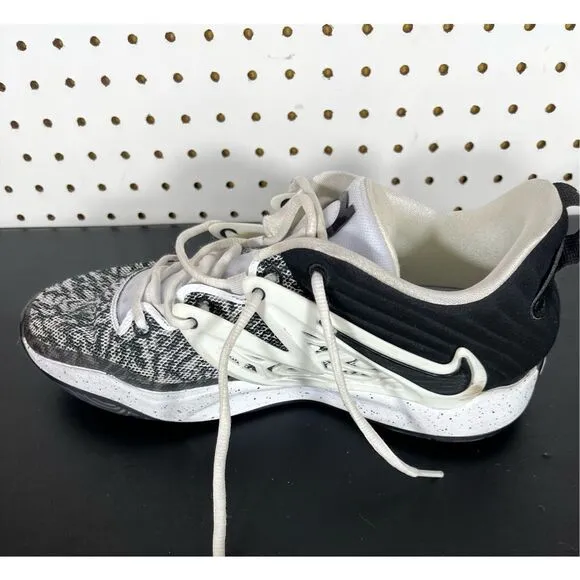 Nike Kevin Durant KD 15 TB White Black Speckled Basketball sneakers size 10.5