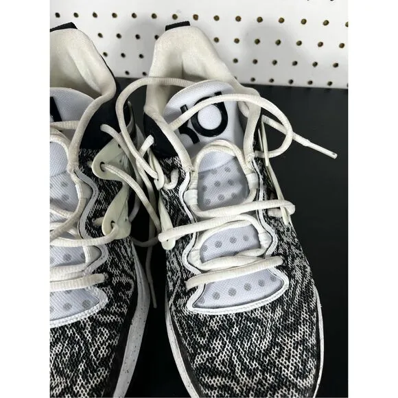 Nike Kevin Durant KD 15 TB White Black Speckled Basketball sneakers size 10.5