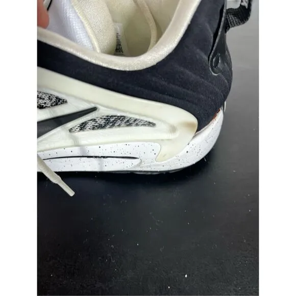 Nike Kevin Durant KD 15 TB White Black Speckled Basketball sneakers size 10.5