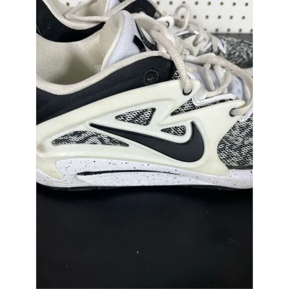 Nike Kevin Durant KD 15 TB White Black Speckled Basketball sneakers size 10.5