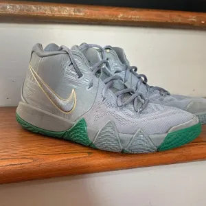 Nike Kyrie 4 City Guardians Gray and Green size 7Y