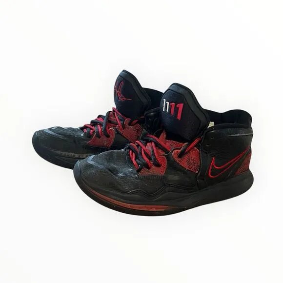 Nike Kyrie Infinity Bred Mens Size 9 Black Red Basketball Shoes  CZ0204-004