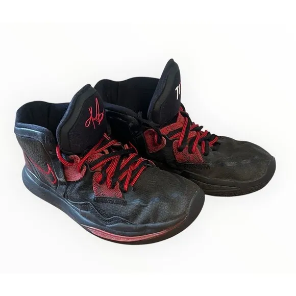 Nike Kyrie Infinity Bred Mens Size 9 Black Red Basketball Shoes  CZ0204-004