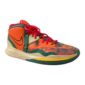 Nike Kyrie Infinity Green Safety Orange Sesame basketball high top sneakers
