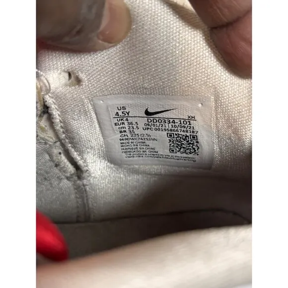 NIKE KYRIE INFINITY WHITE-BLACK-UNIVERSITY RED &quot;MAN MACHINE&quot; SZ 4.5 DD0334-101