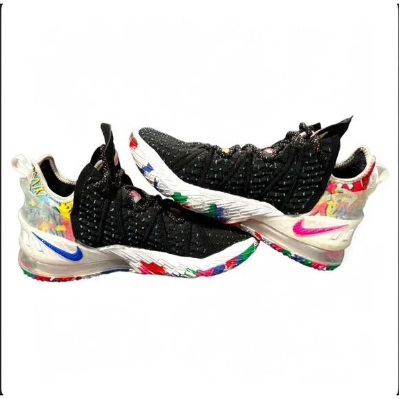Nike LeBron 18 &quot;James Gang&quot; Basketball Shoes Multicolor Size 6.5