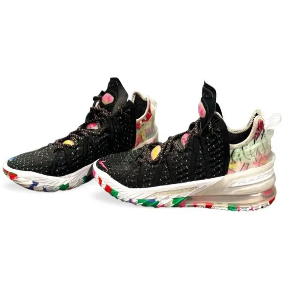 Nike LeBron 18 &quot;James Gang&quot; Basketball Shoes Multicolor Size 6.5