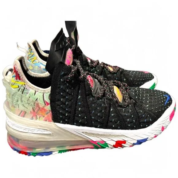 Nike LeBron 18 &quot;James Gang&quot; Basketball Shoes Multicolor Size 6.5