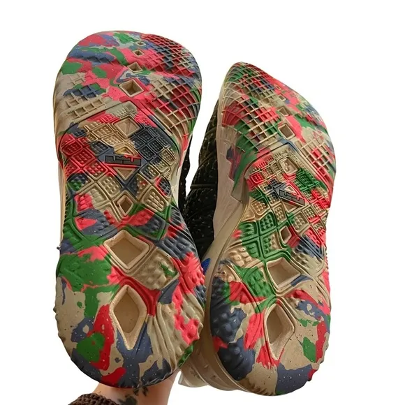 Nike Lebron 18 James Gang Multicolor Basketball Sneakers CQ9283-002 Size 12