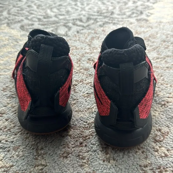 Nike LeBron Soldier XII Basketball Sneakers Black Red 9