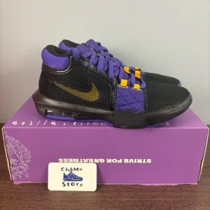 Nike Lebron Witness 8 Lakers Black Purple New Sneakers Basketball Men’s Sz