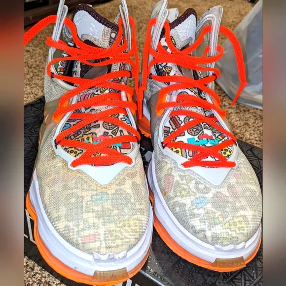 Nike LeBron XIX &quot;Fast Food&quot; Men's Basketball Trainer Sneakers