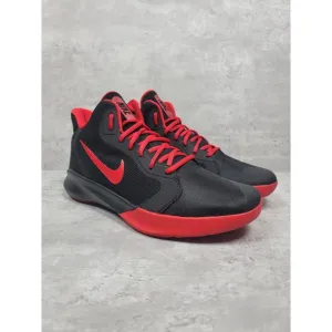Nike Mens Basketball Sneakers Size 11 Air Precision III Black Red Shoes