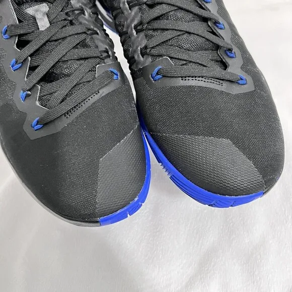 Nike Men's Hyperdunk 2016 Low Top Sneakers Size 11.5 Men Black Blue Zoom Active