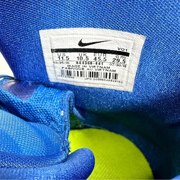 Nike Men’s Hyperdunk 2016 TB Game Royal Blue SZ 11.5 Baske Shoes Sneakers