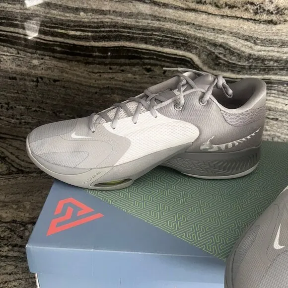 Nike Mens Zoom Freak 4 TB 'Wolf Grey' Basketball Shoes/Sneakers SZ 14