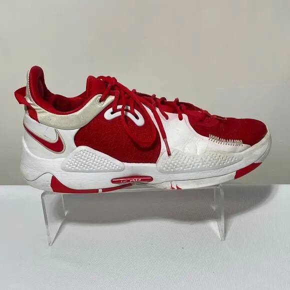 Nike PG 5 TB Paul George Basketball Shoes University Red Sneakers Mens Size 11.5