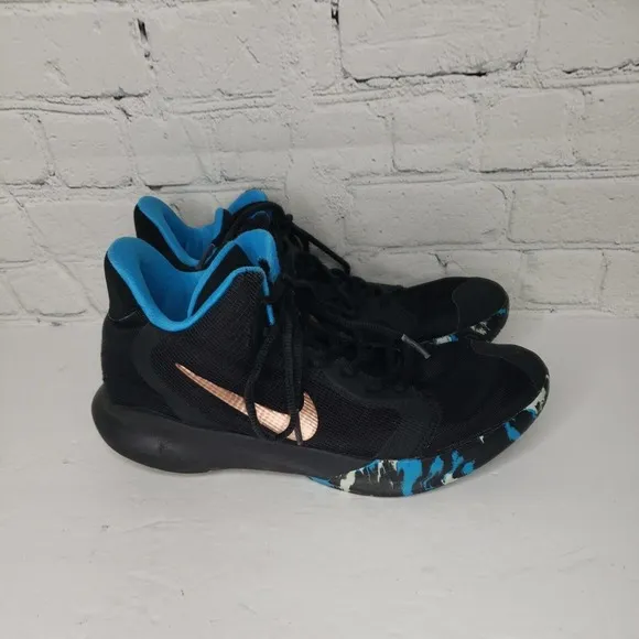 Nike Precision‎ III AQ7495-005 Black Basketball Shoes Sneakers Size 7