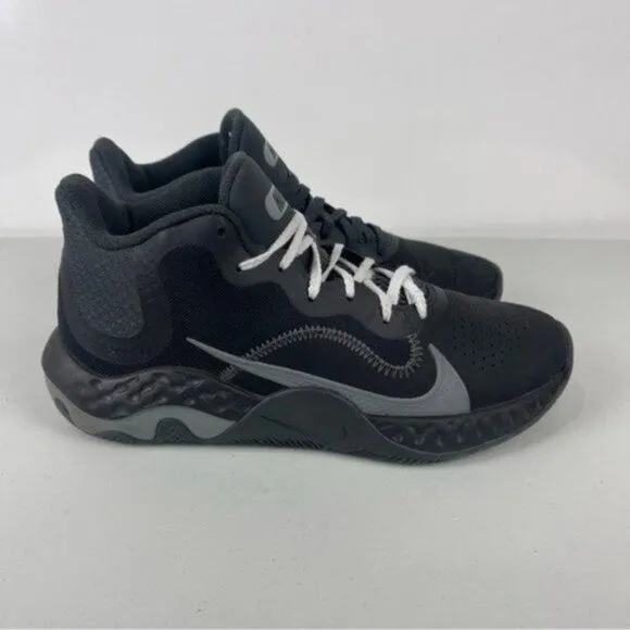 Nike Renew Elevate NBK Smoke Grey Basketball Sneakers CK2670-001 Men's Size 7.5