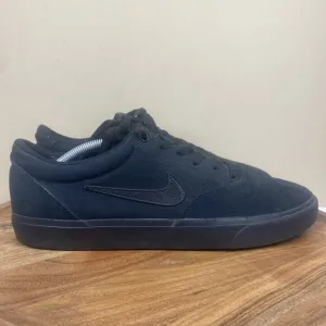 Nike SB Chron 2 Triple Black Mens Black Size 13 Low Top Athletic Skate Shoes