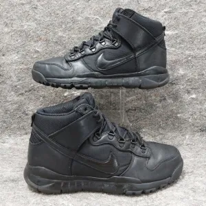 Nike SB Dunk High Boots Men's Size 12 Black 536182-001 Skater Sportswear
