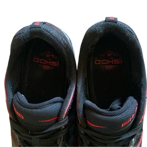 NIKE SB ISHOD Premium Skate Sneakers Black/Red University Men’s Size 12 ECU
