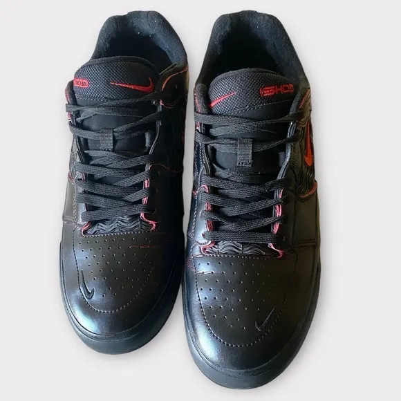 NIKE SB ISHOD Premium Skate Sneakers Black/Red University Men’s Size 12 ECU