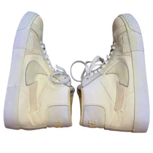 Nike SB Zoom Blazer Mid Prm Sneakers Yellow Lemon Wash Premium Skater Men Size 9