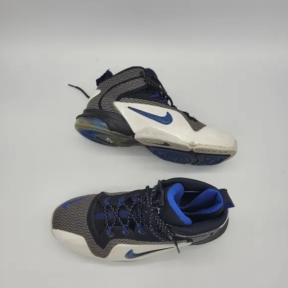 Nike Shoes Men 7.5 Penny 6 Sharpie Black Blue Basketball Sneakers  749632-001