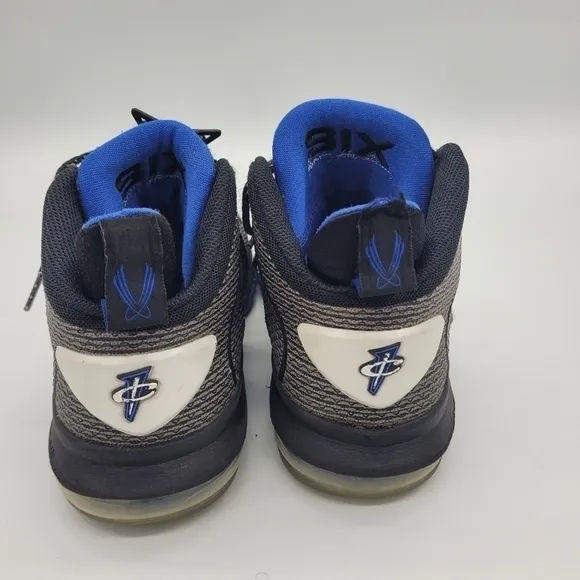 Nike Shoes Men 7.5 Penny 6 Sharpie Black Blue Basketball Sneakers  749632-001